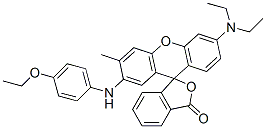 6'-Diethylamino-3'-methyl-2'-(p-phenetidino)spiro[isobenzofuran-1(3H),9'-[9H]xanthen]-3-one CAS#: 50721-74-9