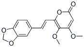 6-[(E)-2-(1,3-Benzodioxol-5-yl)vinyl]-4,5-dimethoxy-2H-pyran-2-one CAS#: 52525-96-9