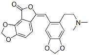 6-[(E)-[6-[2-(Dimethylamino)ethyl]-1,3-benzodioxol-5-yl]methylene]furo[3,4-e]-1,3-benzodioxol-8(6H)-one CAS#: 51059-67-7