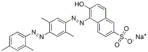 6-Hydroxy-5-[[2,5-dimethyl-4-[(2,4-dimethylphenyl)azo]phenyl]azo]naphthalene-2-sulfonic acid sodium salt CAS#: 6262-03-9