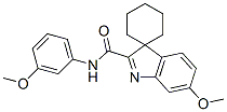 6'-Methoxy-N-(3-methoxyphenyl)spiro[cyclohexane-1,3'-[3H]indole]-2'-carboxamide CAS#: 55282-06-9