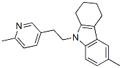 6-Methyl-9-[2-(6-methylpyridin-3-yl)ethyl]-1,2,3,4-tetrahydro-9H-carbazole CAS#: 47290-66-4