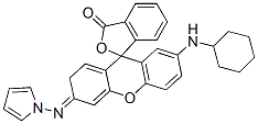6'-Pyrrolizino-2'-(cyclohexylamino)spiro[isobenzofuran-1(3H),9'-[9H]xanthen]-3-one CAS#: 55773-55-2