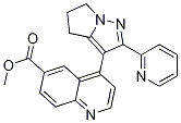 6-Quinolinecarboxylic acid, 4-[5,6-dihydro-2-(2-pyridinyl)-4H-pyrrolo[1,2-b]pyrazol-3-yl]-, Methyl ester CAS#: 476475-43-1