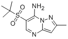 6-(TERT-BUTYLSULFONYL)-2-METHYLPYRAZOLO[1,5-A]PYRIMIDIN-7-AMINE CAS#: 519056-49-6