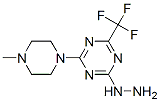 [6-(Trifluoromethyl)-4-(4-methylpiperazin-1-yl)-1,3,5-triazin-2-yl]hydrazine CAS#: 58892-47-0