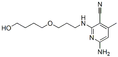 6-amino-2-[[3-(4-hydroxybutoxy)propyl]amino]-4-methyl-3-Pyridinecarbonitrile CAS#: 52238-86-5