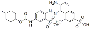 6-amino-4-hydroxy-5-[[4-[[[(4-methylcyclohexyl)oxy]carbonyl]amino]-2-sulphophenyl]azo]naphthalene-2-sulphonic acid CAS#: 59405-30-0