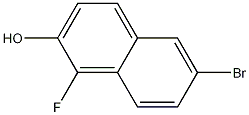 6-bromo-1-fluoronaphthalen-2-ol CAS#: 442150-49-4