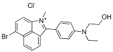 6-bromo-2-[4-[ethyl(2-hydroxyethyl)amino]phenyl]-1-methylbenz[cd]indolium chloride CAS#: 58441-54-6