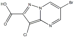 6-bromo-3-chloropyrazolo[1,5-a]pyrimidine-2-carboxylic acid CAS#: 499190-16-8