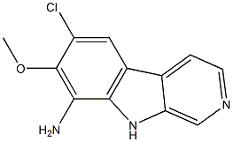 6-chloro-7-Methoxy-9H-pyrido[3,4-b]indol-8-aMine CAS#: 431886-96-3
