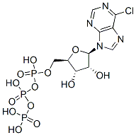 6-chloro-9 beta-D-ribofuranosylpurine-5'-triphosphate CAS#: 55673-61-5