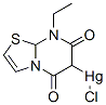 6-chloromercury-8-ethylthiazolo(3,2-a)pyrimidine-5,7-dione CAS#: 50979-29-8