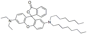 6'-(diethylamino)-2'-(dioctylamino)spiro[isobenzofuran-1(3H),9'-[9H]xanthene]-3-one CAS#: 54574-07-1