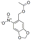 (6-nitrobenzo[1,3]dioxol-5-yl)methyl acetate CAS#: 5462-93-1