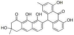 6,7-Dihydro-1,4',5',6,9-pentahydroxy-2',6-dimethyl[2,9'-bianthracene]-8,10'(5H,9'H)-dione CAS#: 56709-26-3