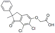 [(6,7-dichloro-2,3-dihydro-2-methyl-1-oxo-2-phenyl-1H-inden-5-yl)oxy]acetic acid CAS#: 56049-88-8