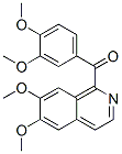 (6,7-dimethoxy-1-isoquinolyl) (3,4-dimethoxyphenyl) ketone CAS#: 522-57-6