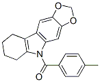 6,7,8,9-Tetrahydro-5-(p-toluoyl)-5H-1,3-dioxolo[4,5-b]carbazole CAS#: 50332-25-7