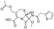 (6R)-3-(acetoxymethyl)-7-methoxy-8-oxo-7-(2-thienylacetamido)-5-thia-1-azabicyclo[4.2.0]oct-2-ene-2-carboxylic acid CAS#: 50268-65-0