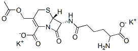 [6R-[6alpha,7beta(R*)]]-3-(acetoxymethyl)-7-[(5-amino-5-carboxypentanoyl)amino]-8-oxo-5-thia-1-azabicyclo[4.2.0]oct-2-ene-2-carboxylic acid, potassium salt CAS#: 57847-70-8