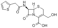 (6R-trans)-3-(hydroxymethyl)-8-oxo-7-(2-thienylacetamido)-5-thia-1-azabicyclo[4.2.0]oct-2-ene-2-carboxylic acid CAS#: 5935-65-9