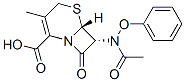 (6R-trans)-7-(acetylphenoxyamino)-3-methyl-8-oxo-5-thia-1-azabicyclo[4.2.0]oct-2-ene-2-carboxylic acid CAS#: 57320-90-8