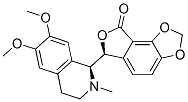 [6S,(+)]-6-[(1S)-1,2,3,4-Tetrahydro-6,7-dimethoxy-2-methylisoquinolin-1-yl]furo[3,4-e]-1,3-benzodioxol-8(6H)-one CAS#: 524-46-9