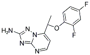 7-[1-(2,4-DIFLUOROPHENOXY)ETHYL][1,2,4]TRIAZOLO[1,5-A]PYRIMIDIN-2-AMINE CAS#: 477864-98-5