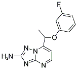 7-[1-(3-FLUOROPHENOXY)ETHYL][1,2,4]TRIAZOLO[1,5-A]PYRIMIDIN-2-AMINE CAS#: 477865-03-5