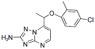 7-[1-(4-CHLORO-2-METHYLPHENOXY)ETHYL][1,2,4]TRIAZOLO[1,5-A]PYRIMIDIN-2-AMINE CAS#: 477865-04-6
