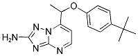 7-(1-[4-(TERT-BUTYL)PHENOXY]ETHYL)[1,2,4]TRIAZOLO[1,5-A]PYRIMIDIN-2-AMINE CAS#: 477865-05-7
