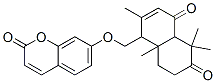 7-[(1,4,4a,5,6,7,8,8a-Octahydro-2,5,5,8a-tetramethyl-4,6-dioxonaphthalen-1-yl)methoxy]-2H-1-benzopyran-2-one CAS#: 54967-98-5