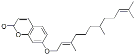 7-[(2E,6E)-3,7,11-trimethyldodeca-2,6,10-trienoxy]chromen-2-one CAS#: 532-16-1