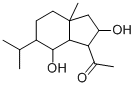 7-ACETYL-5,8-DIHYDROXY-4-ISOPROPYL-1-METHYL-BICYCLO(4,3,0)NONANE CAS#: 457949-49-4