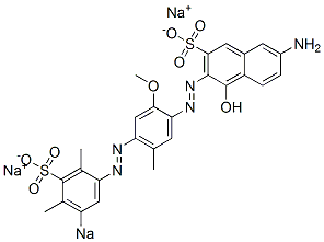 7-Amino-4-hydroxy-3-[[4-[(2,4-dimethyl-5-sodiosulfophenyl)azo]-5-methyl-2-methoxyphenyl]azo]naphthalene-2-sulfonic acid sodium salt CAS#: 6226-98-8