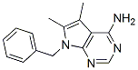 7-BENZYL-5,6-DIMETHYL-7H-PYRROLO[2,3-D]PYRIMIDIN-4-AMINE CAS#: 56344-53-7