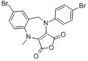 7-BROMO-10-(4-BROMO-PHENYL)-4-METHYL-9,10-DIHYDRO-4H-2-OXA-4,10-DIAZA-BENZO[F]AZULENE-1,3-DIONE CAS#: 535920-92-4