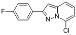 7-CHLORO-2-(4-FLUOROPHENYL)PYRAZOLO[1,5-A]PYRIDINE CAS#: 437384-07-1