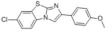 7-CHLORO-2-(4-METHOXYPHENYL)IMIDAZO[2,1-B]BENZOTHIAZOLE CAS#: 56921-76-7