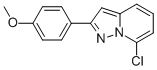 7-CHLORO-2-(4-METHOXYPHENYL)PYRAZOLO[1,5-A]PYRIDINE CAS#: 437384-17-3