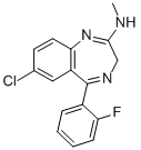 [7-CHLORO-5-(2-FLUORO-PHENYL)-3H-BENZO[E][1,4]DIAZEPIN-2-YL]-METHYL-AMINE CAS#: 59467-61-7