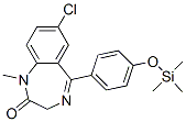 7-Chloro-1-methyl-5-[4-[(trimethylsilyl)oxy]phenyl]-1H-1,4-benzodiazepin-2(3H)-one CAS#: 55282-59-2
