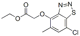 [(7-Chloro-5-methyl-1,2,3-benzothiadiazol-4-yl)oxy]acetic acid ethyl ester CAS#: 51026-55-2
