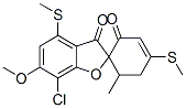 7-Chloro-6-methoxy-6'-methyl-4,4'-bis(methylthio)spiro[benzofuran-2(3H),1'-[3]cyclohexene]-2',3-dione CAS#: 55530-37-5