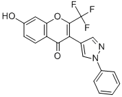 7-HYDROXY-3-(1-PHENYL-1H-PYRAZOL-4-YL)-2-TRIFLUOROMETHYL-CHROMEN-4-ONE CAS#: 51412-01-2