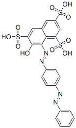 7-Hydroxy-8-[4-(phenylazo)phenylazo]-1,3,6-naphthalenetrisulfonic acid CAS#: 47810-49-1