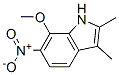 7-Methoxy-2,3-dimethyl-6-nitro-1H-indole CAS#: 53918-87-9