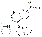 7-QuinolinecarboxaMide, 4-[5,6-dihydro-2-(6-Methyl-2-pyridinyl)-4H-pyrrolo[1,2-b]pyrazol-3-yl]- CAS#: 476477-15-3